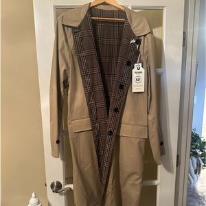 NWT Todd Snyder Reversible Mac Trench Coat XXL